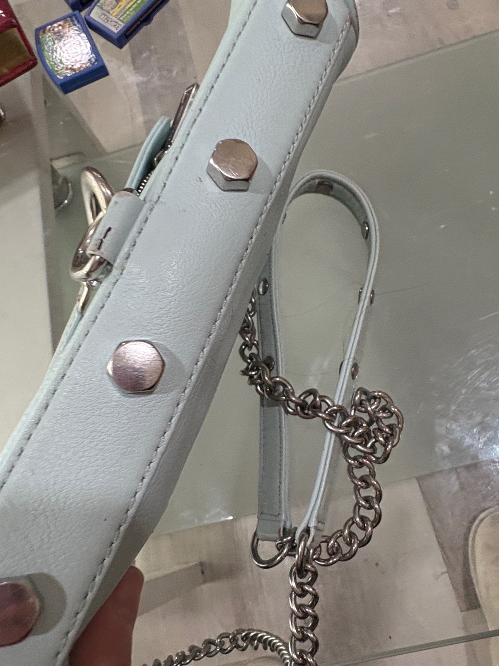 Rebecca Minkoff MAC mojito green mint leather crossbody clutch bag - Picture 6 of 6